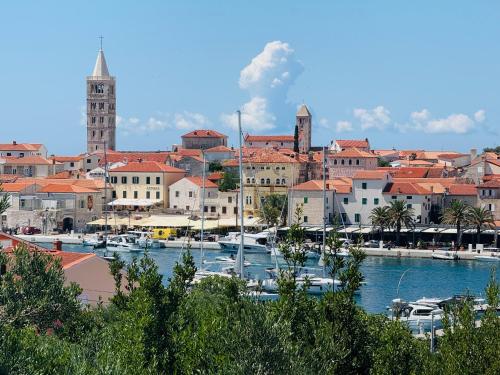 Rose rooms at island of Rab