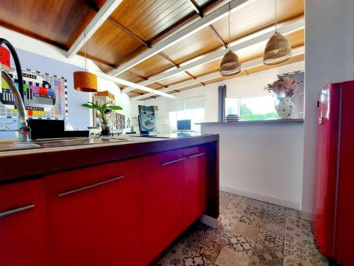 Kuchyň nebo kuchyňský kout v ubytování La Casita de la Abuela