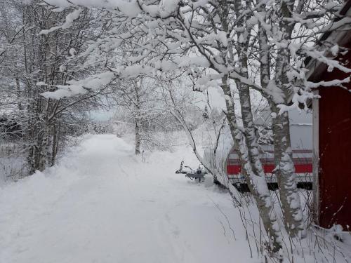 Tornio caravan en invierno