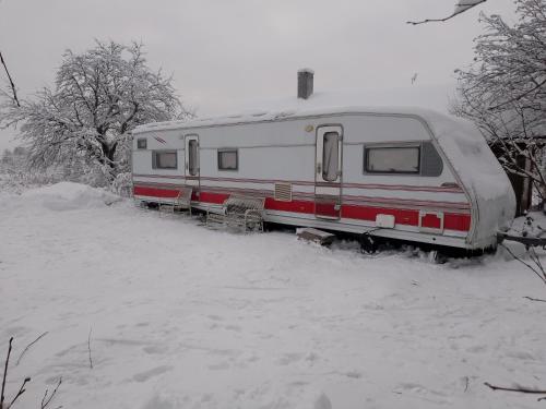 Tornio caravan en invierno