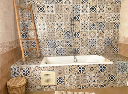 Koupelna v ubytování Dar Mimosa