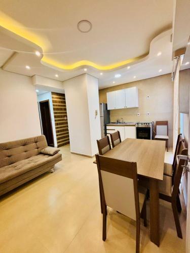 Køkken eller tekøkken på Rio grande apartamento Silva paes 374