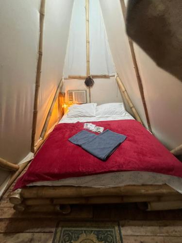 Un ou plusieurs lits dans un hébergement de l'établissement Green House Chalé, hostel e pousada