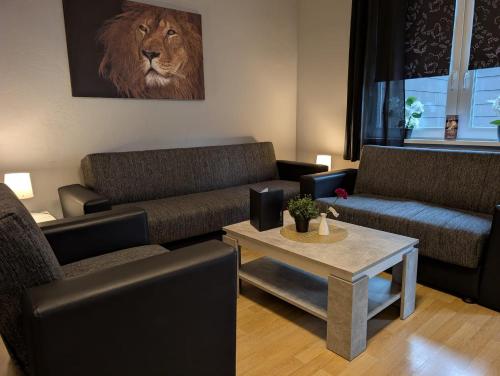 Χώρος καθιστικού στο Stadtnah an der Förde 7 HH L 1OG