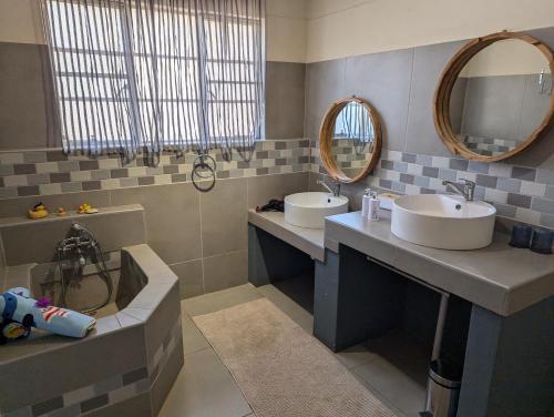 Ένα μπάνιο στο Gabus Safari Lodge