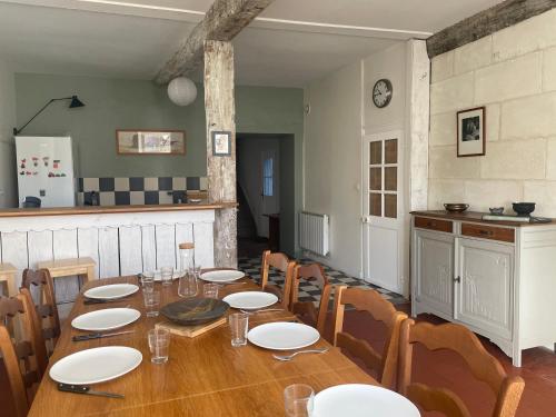 2 gîtes mitoyens - 10 personnes - Jardin - Centre Saint Aignan