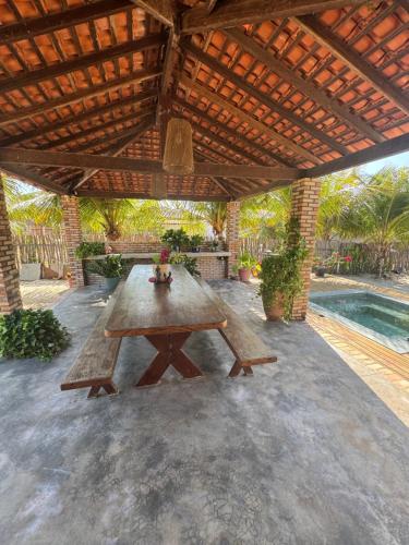 Swimmingpoolen hos eller tæt på Vivi Beach Macapá