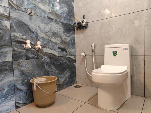 Koupelna v ubytování Shamak Homestay Varkala