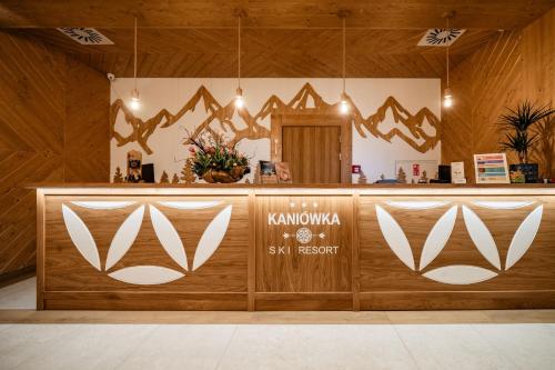 Majutusasutuses Kaniówka Ski Resort- relaks w górach z basenem, sauną i jacuzzi olev sertifikaat, autasu, silt või muu dokument