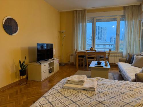 Μια τηλεόραση ή/και κέντρο ψυχαγωγίας στο Apartment 63