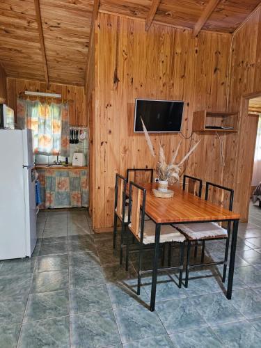 Køkken eller tekøkken på Complejo Del Bosque