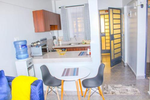 Η κουζίνα ή μικρή κουζίνα στο Fp&b apartments