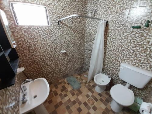 Et badeværelse på Cabaña DOÑA LILIA