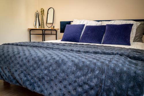 Postel nebo postele na pokoji v ubytování Domek na Szlaku