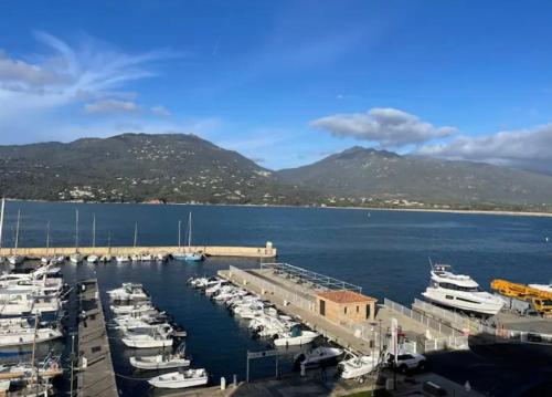 un gruppo di barche ormeggiate in un porto di teranova sur le port a La Celle-sous-Gouzon