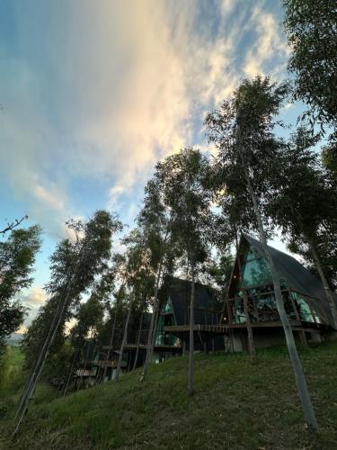 Budova, kde se aparthotel nachází