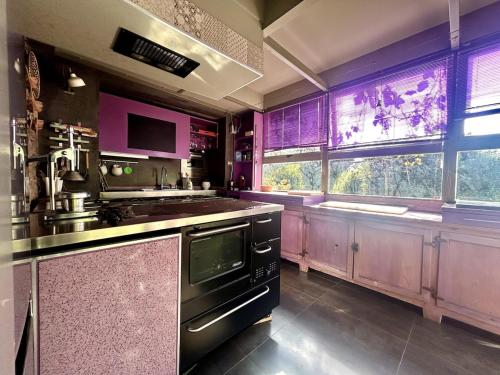 Кухня или мини-кухня в La Stellata - Casale Toscano Luxury con piscina
