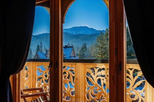 Γενική θέα στο βουνό ή θέα στο βουνό από  αυτό το σαλέ