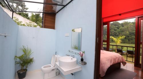 Koupelna v ubytování Maggona Boutique Cottages