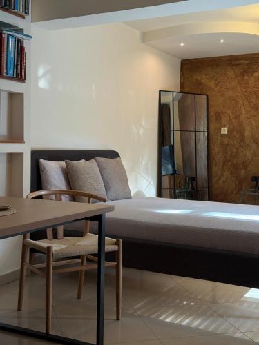 Postel nebo postele na pokoji v ubytování Terra Loft 1