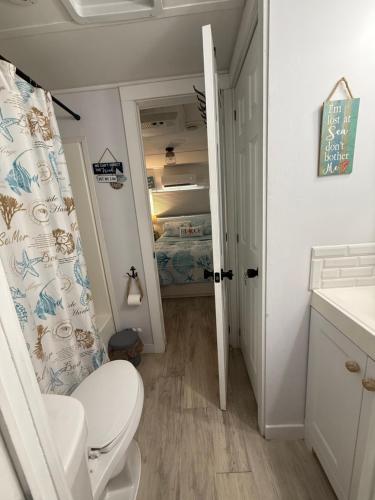 Koupelna v ubytování Anchor by the Sea