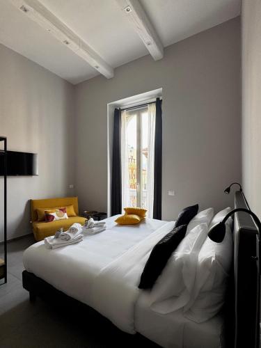 Ένα ή περισσότερα κρεβάτια σε δωμάτιο στο TERA house&rooms