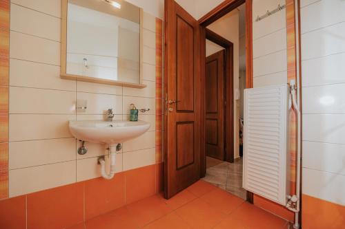 Koupelna v ubytování Arachova Dream