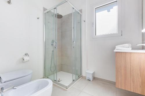 Koupelna v ubytování Appart NUOVO Sorgenti Sup by Salento Prime