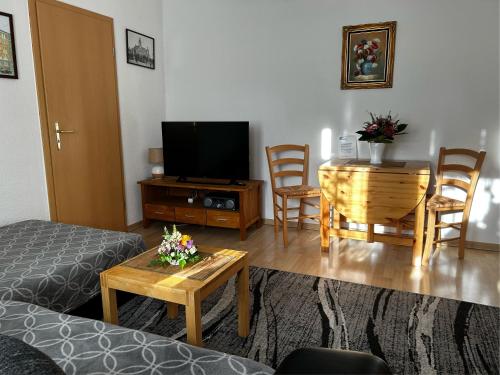 TV i/ili multimedijalni sistem u objektu Apartment im Hinterhaus