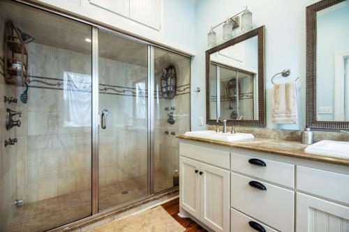 Koupelna v ubytování Misty Lane