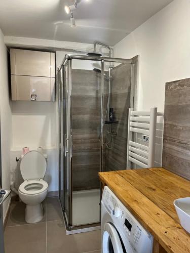 Koupelna v ubytování Maison 4 couchages montagne tout confort