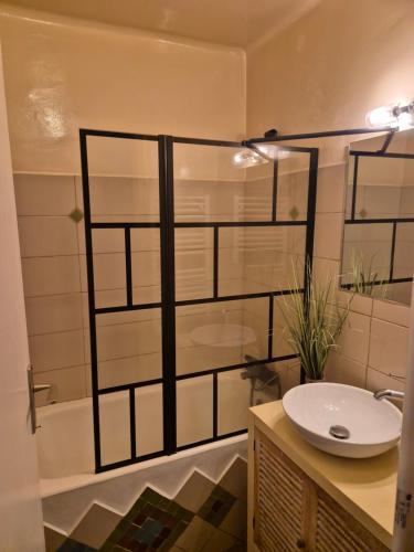 Koupelna v ubytování Appartement T2, 4 couchages