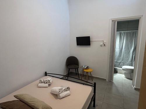 Koupelna v ubytování Lemonia