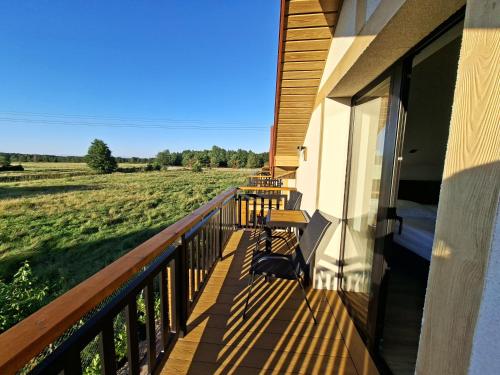 Balkón nebo terasa v ubytování SmoczeChaty