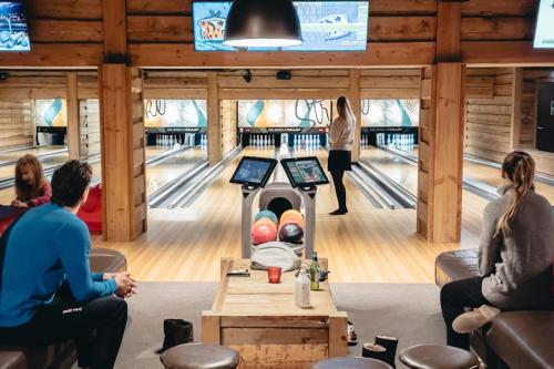 Hosté ubytování 4-Bedroom Ski-In Family Cabin at Geilolia hyttetun