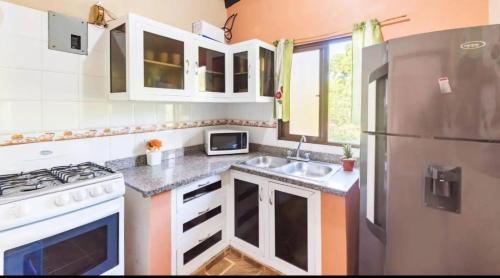 O bucătărie sau chicinetă la Springhouse jarabacoa