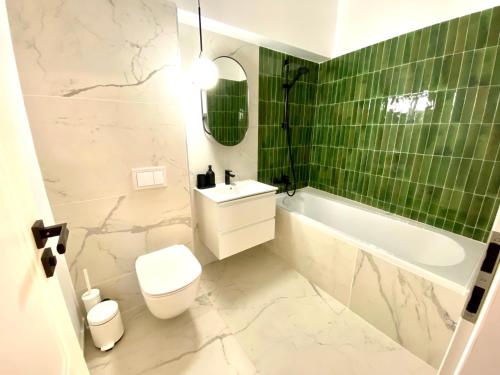 Koupelna v ubytování V25Appartments Cozy