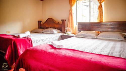 Postel nebo postele na pokoji v ubytování Villa Campestre El Mirador