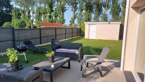 Zahrada ubytování Chambre Magnolias