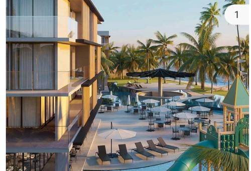 Hồ bơi trong/gần Resort Porto Alto