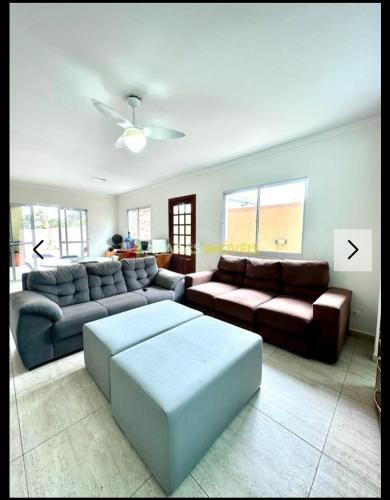 Χώρος καθιστικού στο Casa Piscina Temporada Jd Sao Lourenço