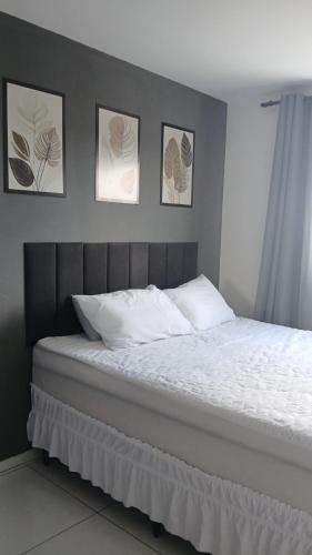 Ένα ή περισσότερα κρεβάτια σε δωμάτιο στο Campina Grande