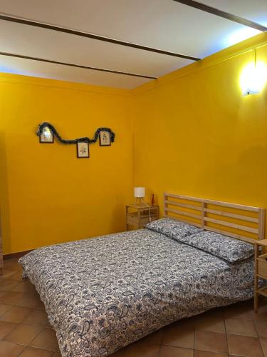 Ένα ή περισσότερα κρεβάτια σε δωμάτιο στο B&B il Parco stanza Santa Croce