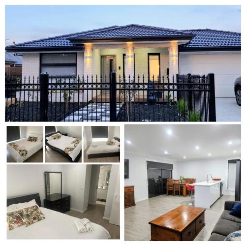 a collage of photos of a house at CIA Home Stay Bendigo in Epsom