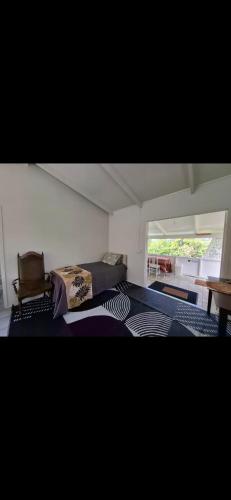 Posezení v ubytování Raro Palms