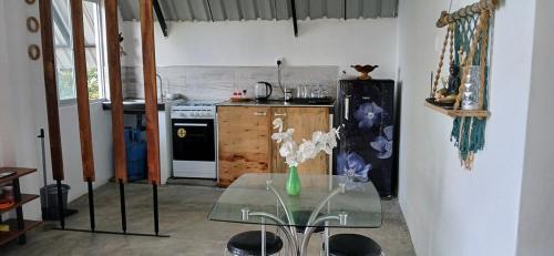 Η κουζίνα ή μικρή κουζίνα στο Scenic Mountain Cabin with Workspace - Close to Ella