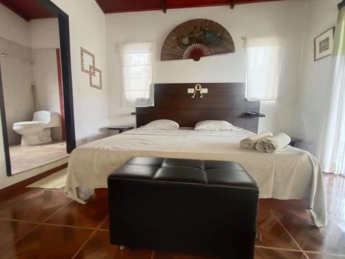 Casa Finca Mauka客房内的一张或多张床位