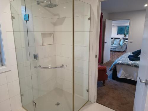 Koupelna v ubytování A Hidden Gem