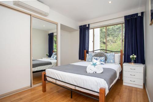 Voodi või voodid majutusasutuse Getaway Ocean Views toas