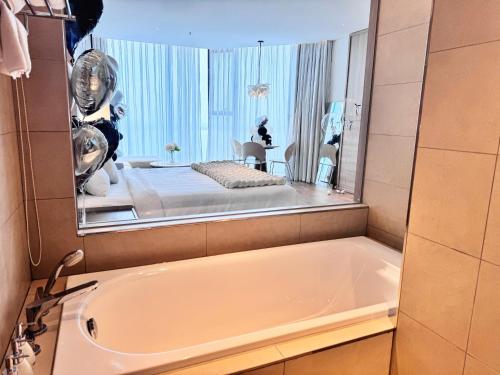 Koupelna v ubytování Vela Ha Van's House Ha Long